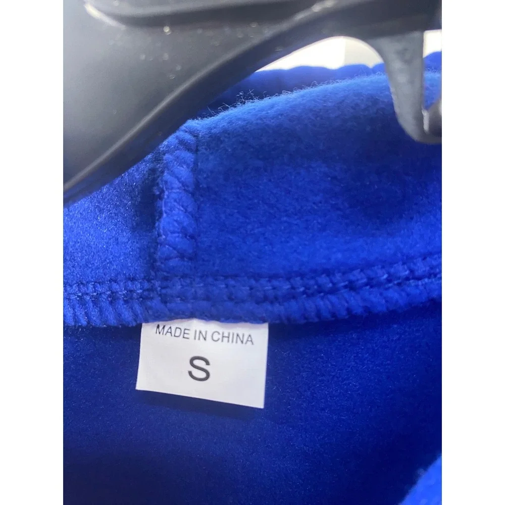 Nike Mens Sportswear Club Fleece Hoodie Royal Blue Pullover Sweatshirt Small